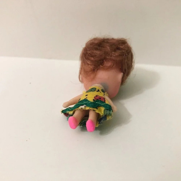 Vintage Liddle Kiddle Clone Doll  Necklace Loop 2 Inch Tall - Picture 4 of 10